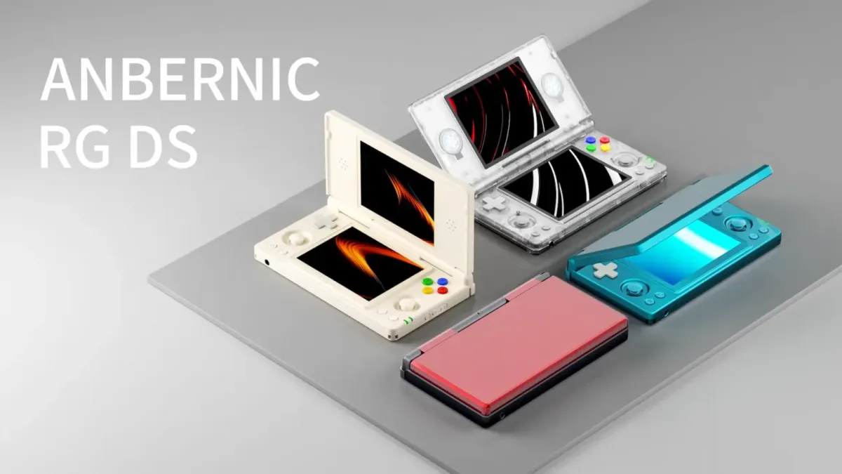 Anbernic Unveils the RG DS: A Dual-Screen Retro Handheld